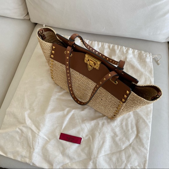 Valentino raffia tote - Picture 8 of 13